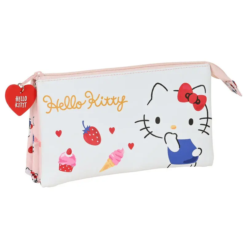 Hello Kitty Happiness Girl triple pencil case termékfotó