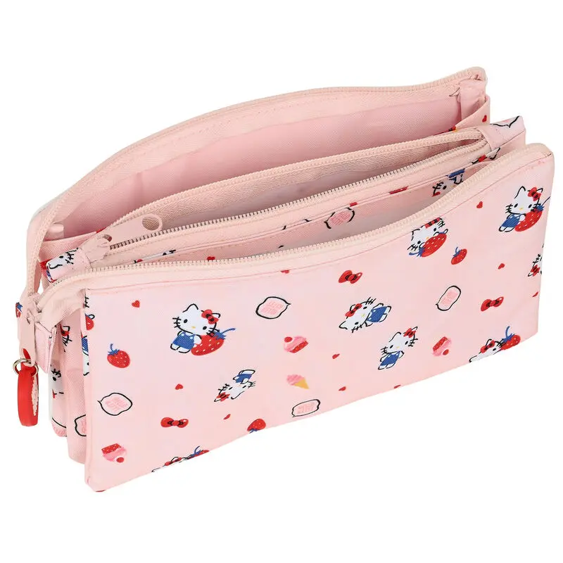 Hello Kitty Happiness Girl triple pencil case product photo