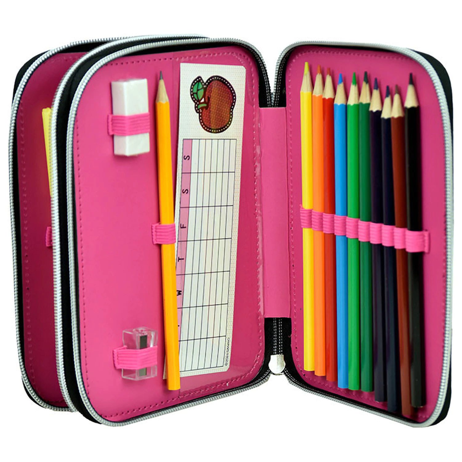 Hello Kitty Heart Pencil Case Filled 2-Tier product photo