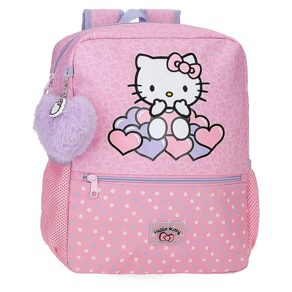 Hello Kitty Hearts &amp; Dots adaptable backpack 33cm product photo
