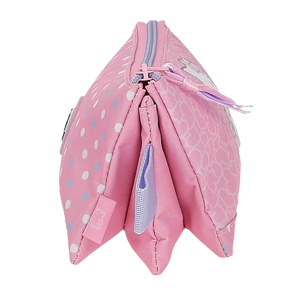 Hello Kitty Hearts &amp; Dots triple pencil case product photo