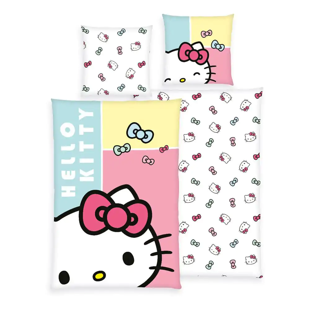 Hello Kitty Duvet Set Hello Kitty Bow 135 x 200 cm / 80 x 80 cm termékfotó