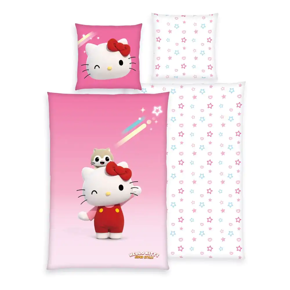 Hello Kitty Duvet Set Hello Kitty-Super Style 135 x 200 cm / 80 x 80 cm termékfotó