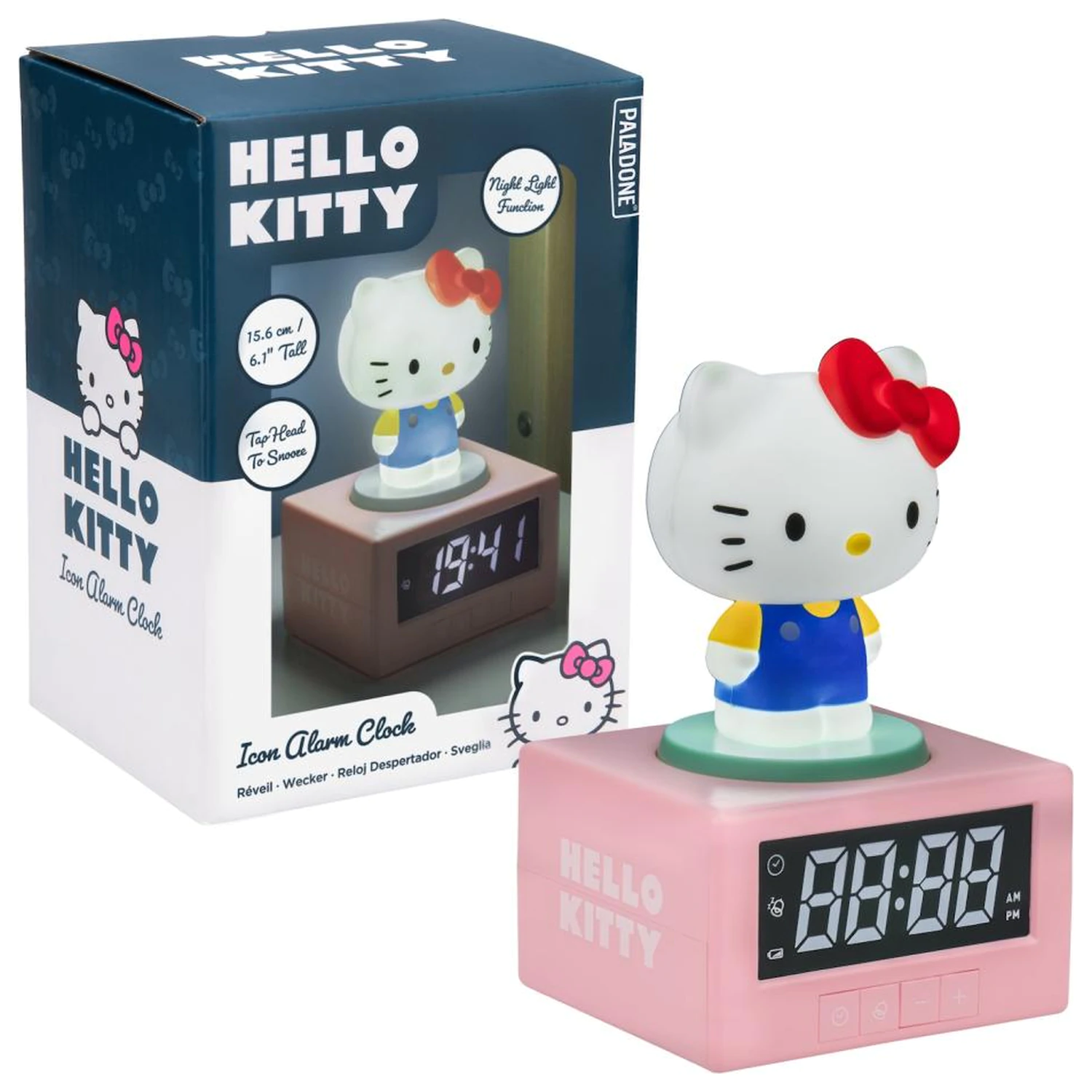 Hello Kitty Icon Lamp Alarm Clock 12 cm product photo