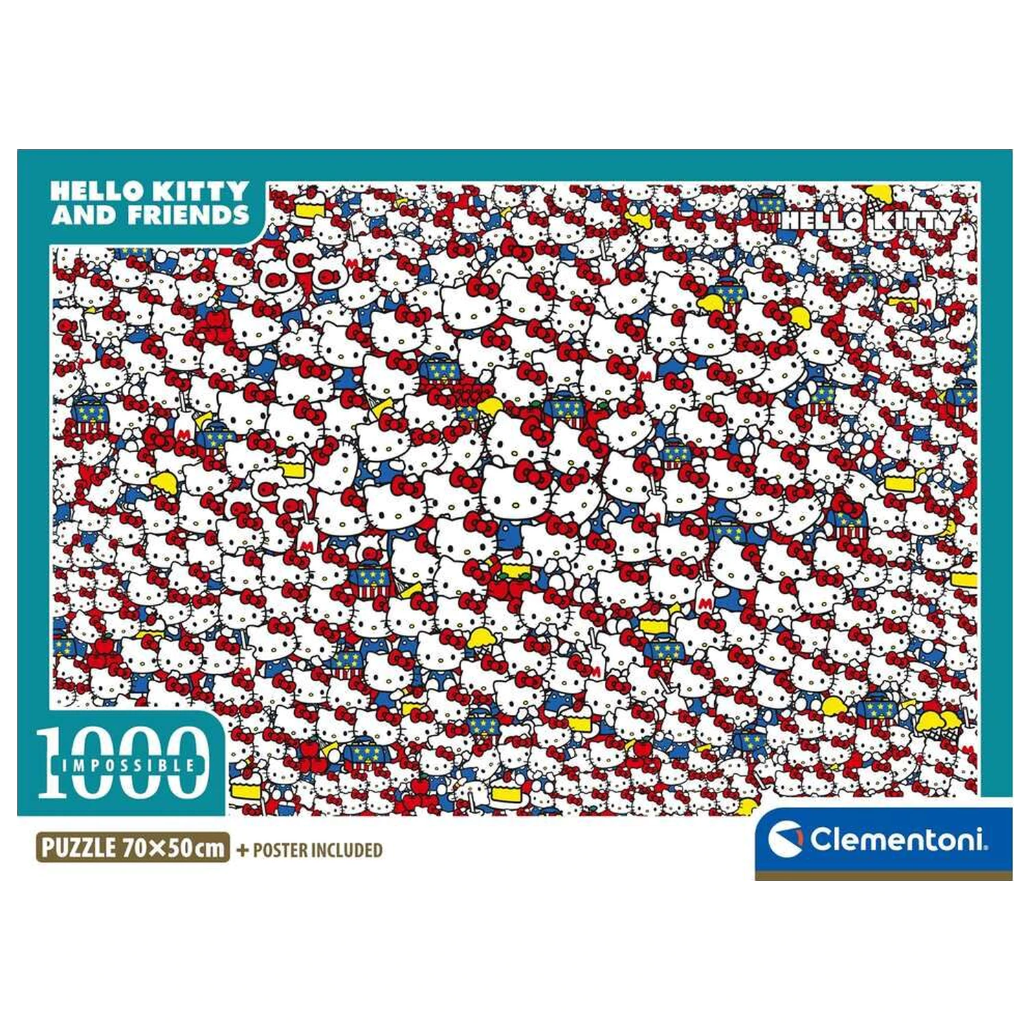 Hello Kitty impossible puzzle 1000pcs product photo
