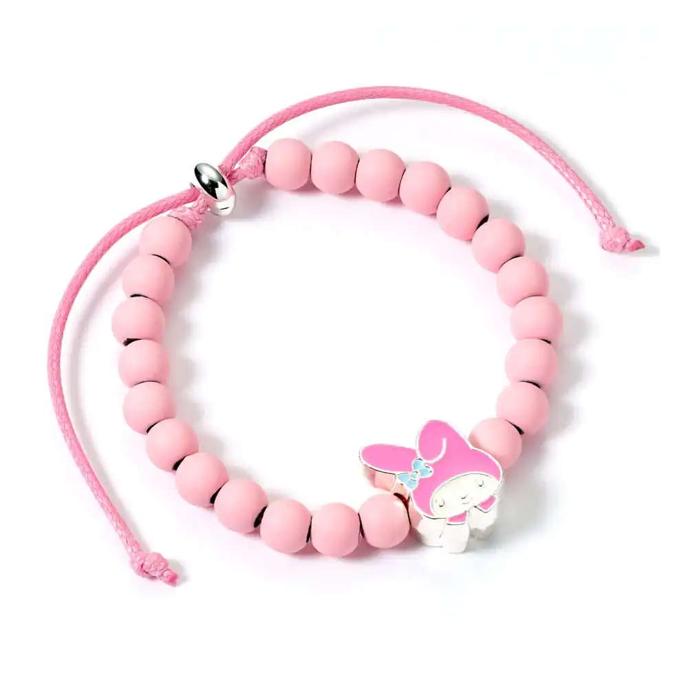 Hello Kitty Bracelet pink beads with My Melody Charm 21 cm product photo