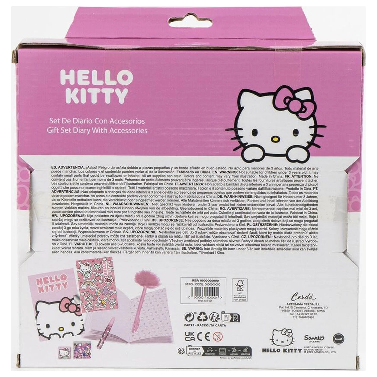 Hello Kitty Diary set product photo