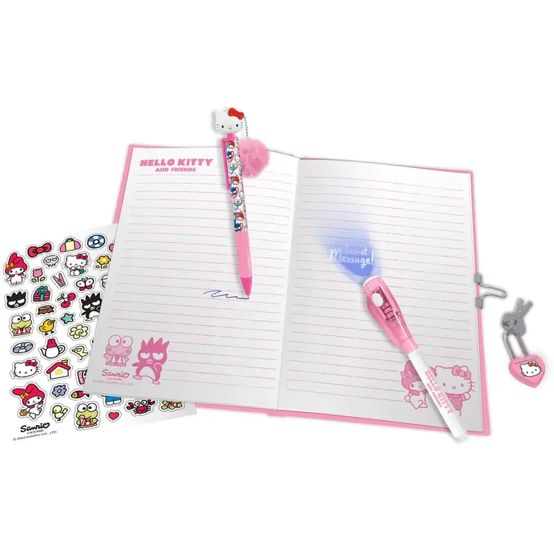 Hello Kitty Diary + magic pen + topper pen termékfotó