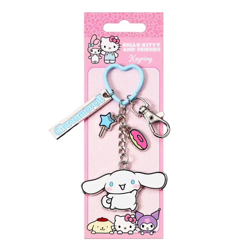 Hello Kitty Key Chain with Cinnamoroll Charms product photo