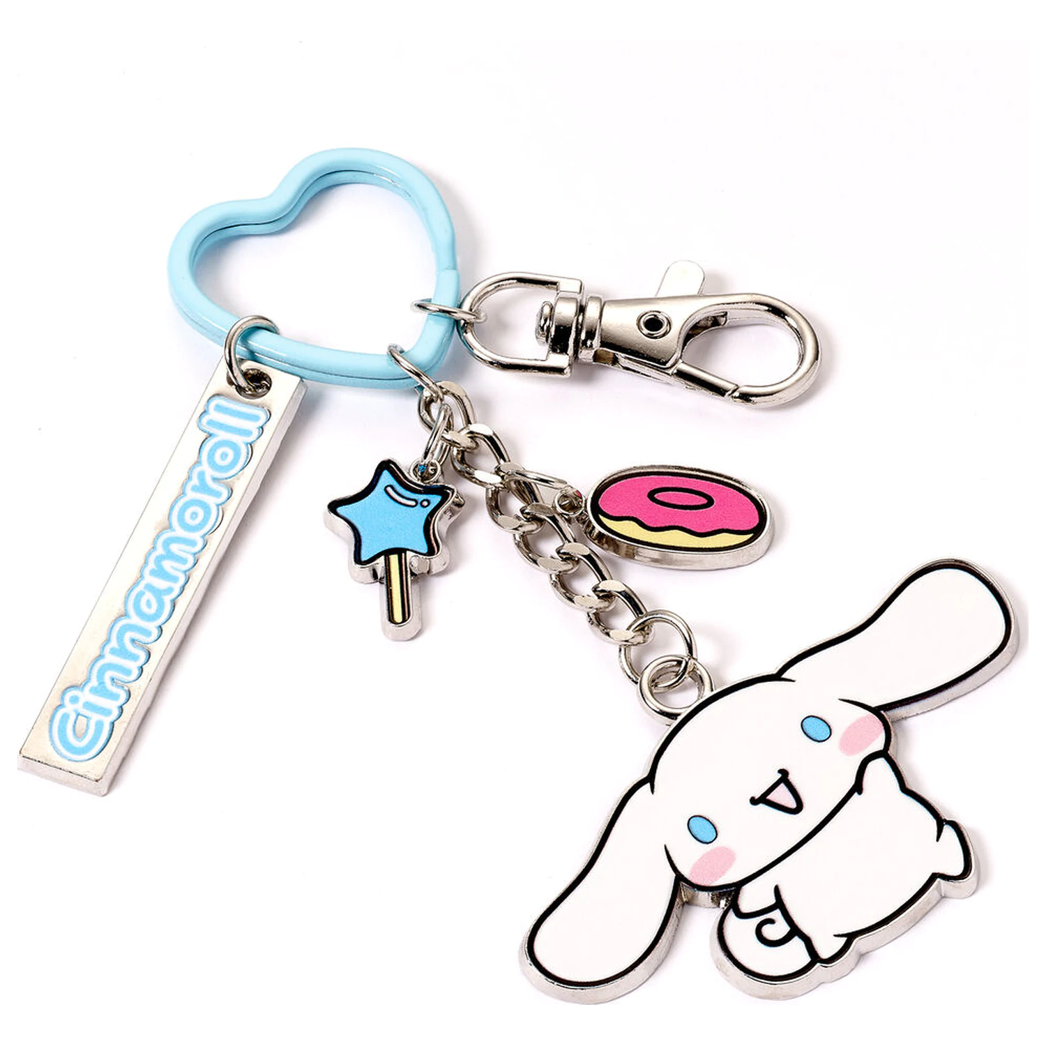 Hello Kitty Key Chain with Cinnamoroll Charms product photo