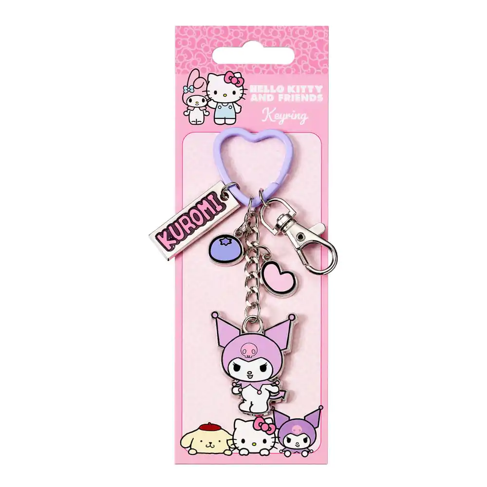 Hello Kitty Key Chain with Kuromi Charms 15 cm product photo