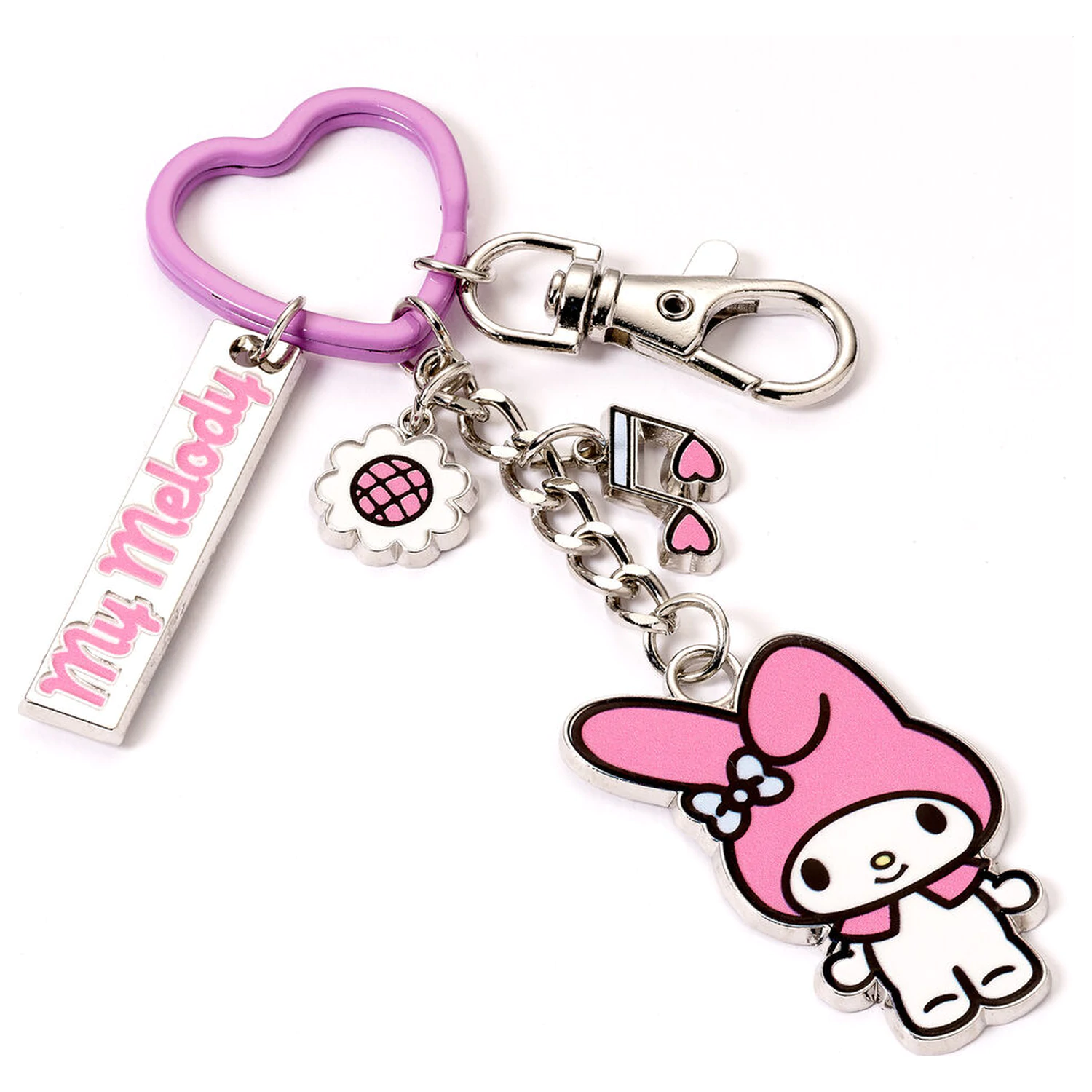 Hello Kitty Key Chain with My Melody Charms product photo
