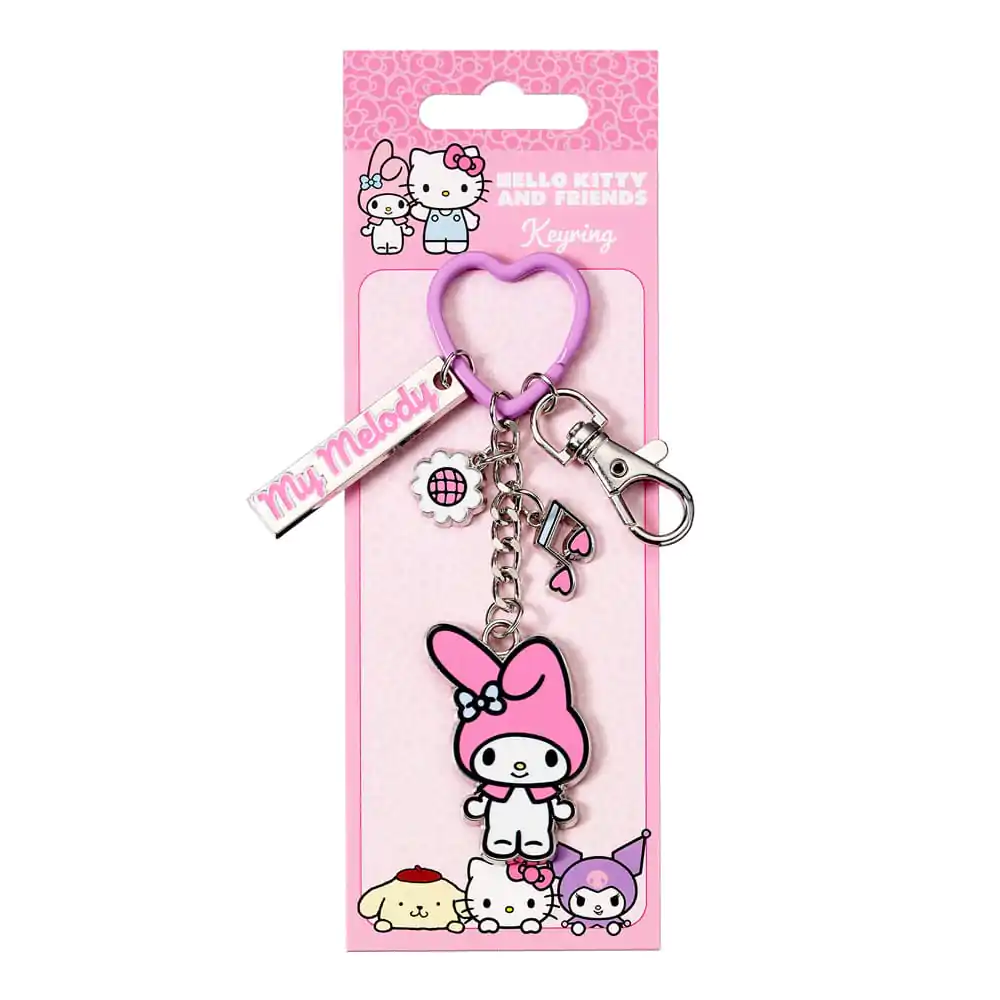 Hello Kitty Key Chain with My Melody Charms product photo