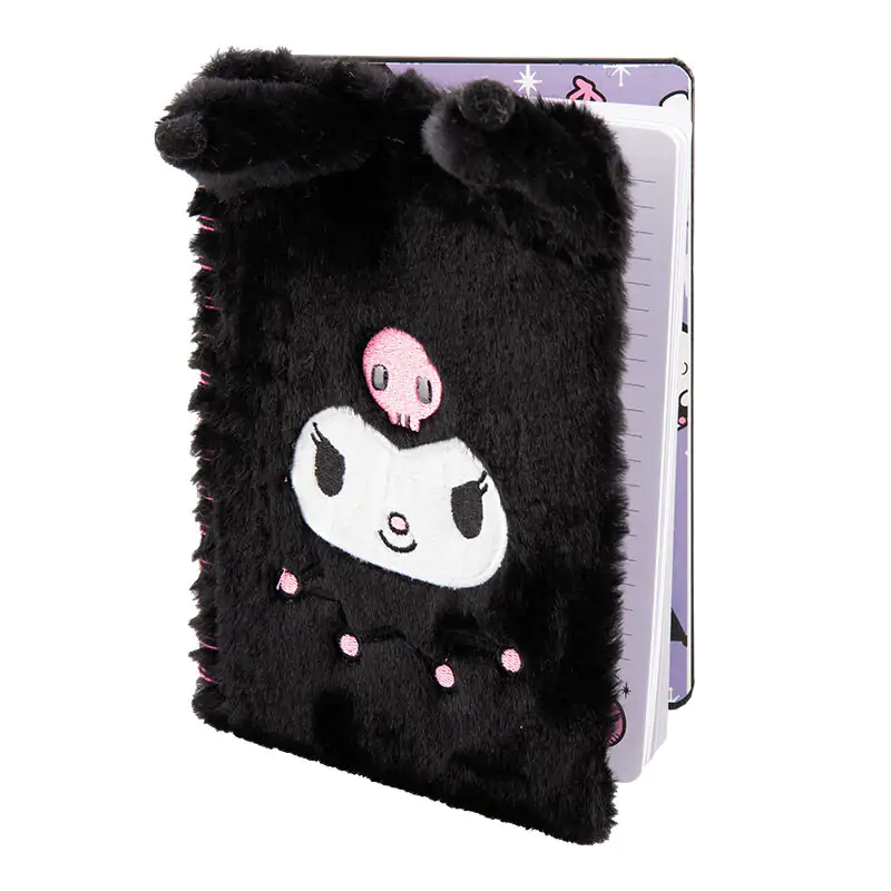 Hello Kitty Kuromi A5 notebook fluffy termékfotó