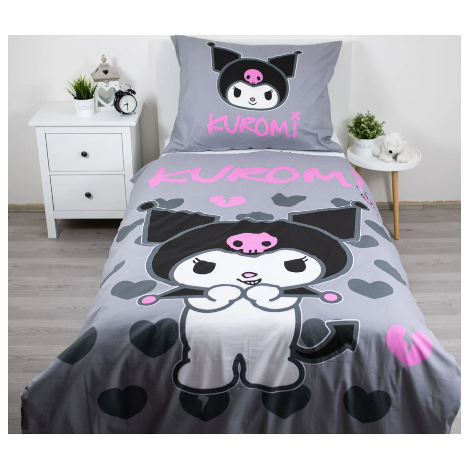 Hello Kitty Kuromi Duvet Cover product photo