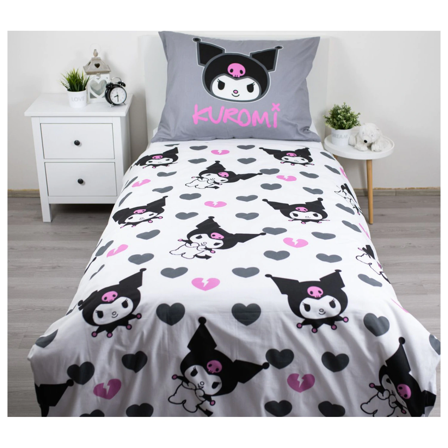 Hello Kitty Kuromi Duvet Cover product photo