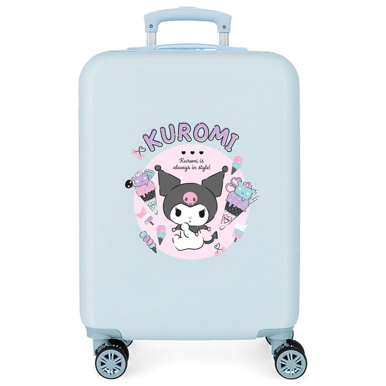 Hello Kitty Kuromi Always In Style ABS trolley suitcase 55cm product photo