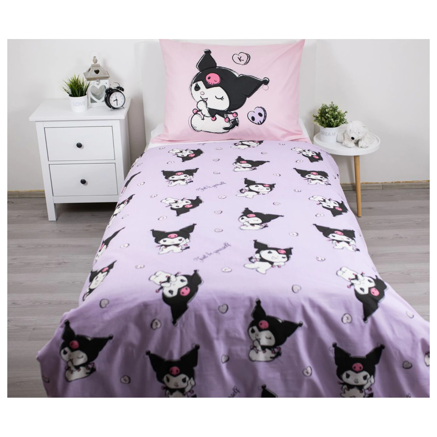 Hello Kitty Kuromi Be Yourself Duvet Cover product photo