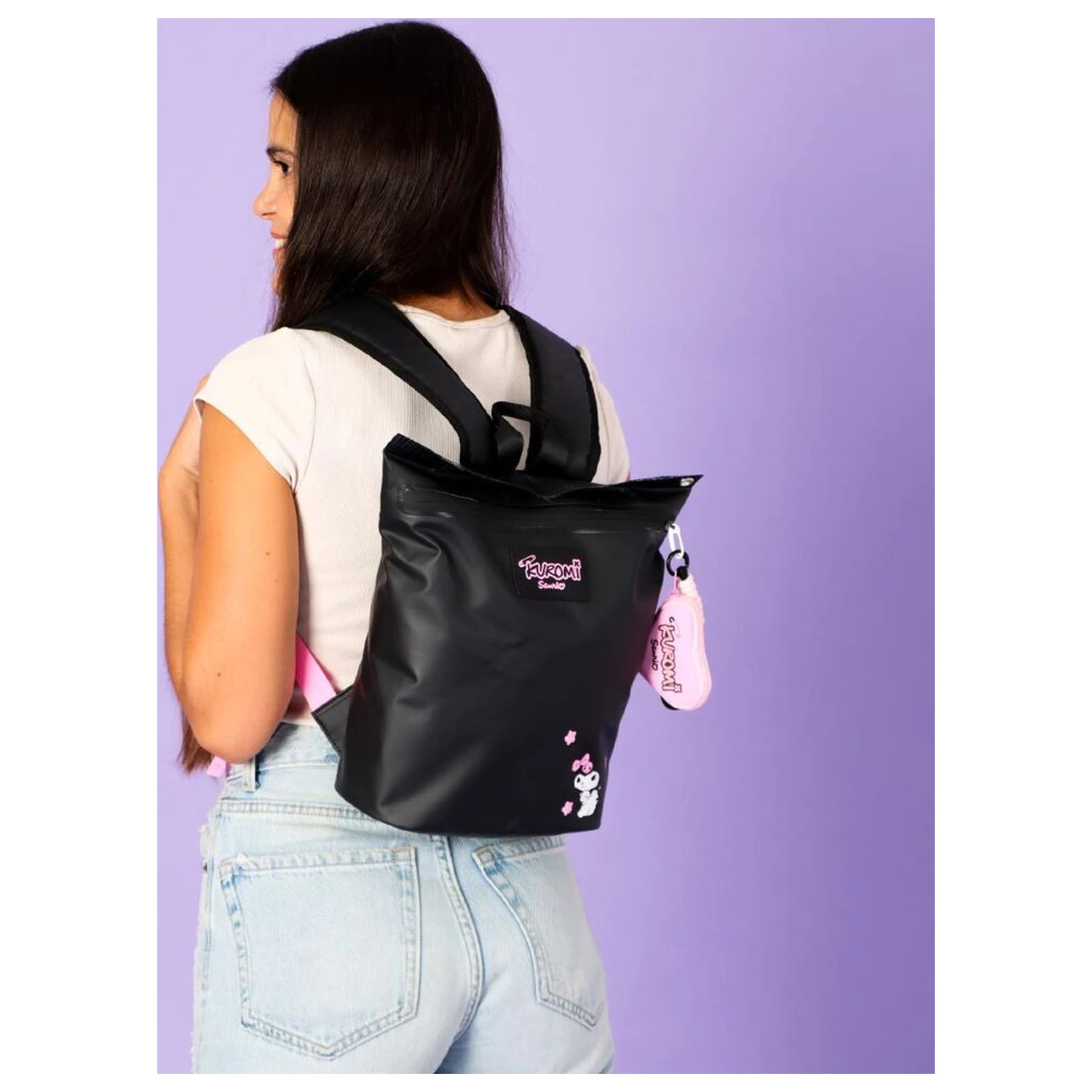 Hello Kitty Kuromi casual backpack 33cm product photo