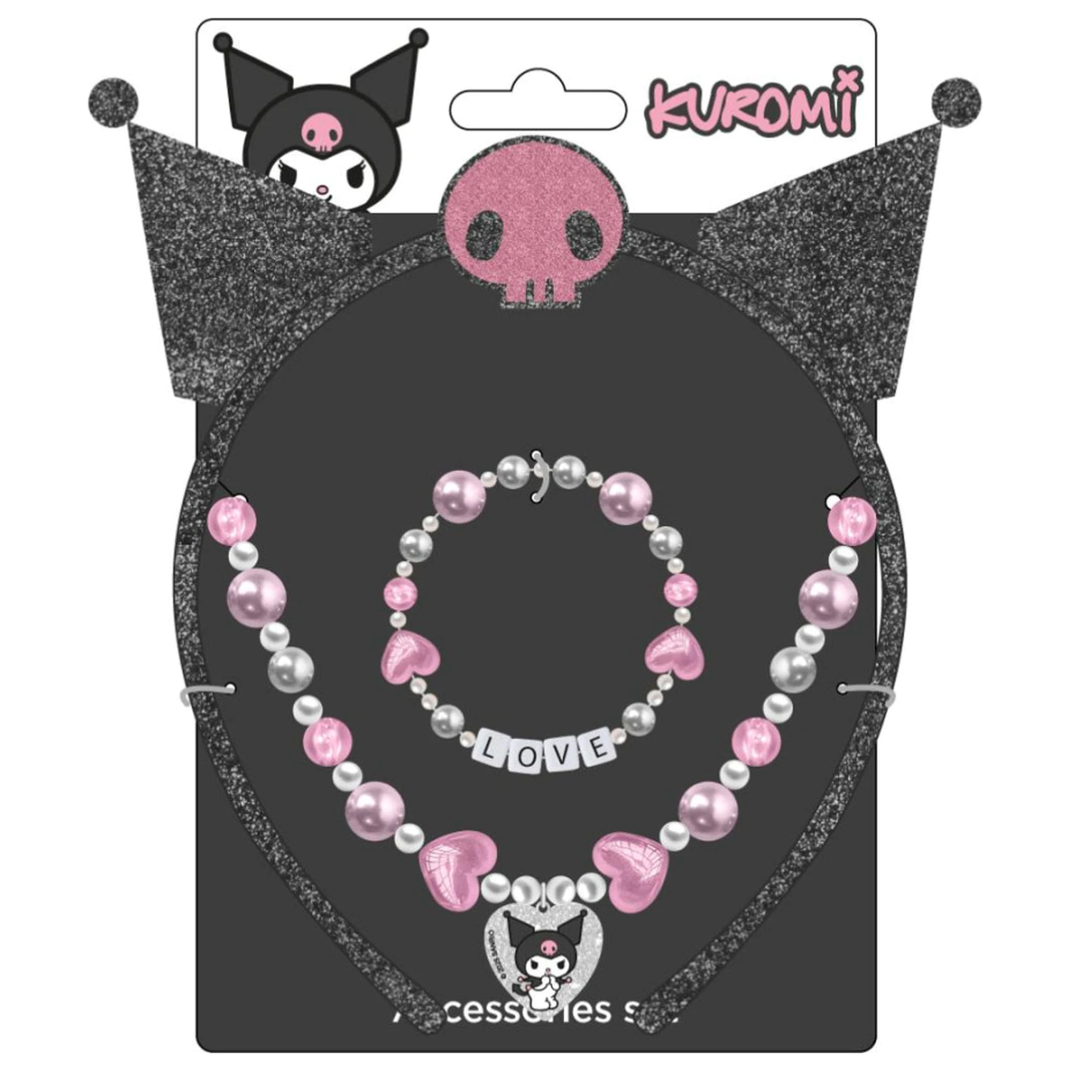 Hello Kitty Kuromi Jewelry and Headband Set product photo
