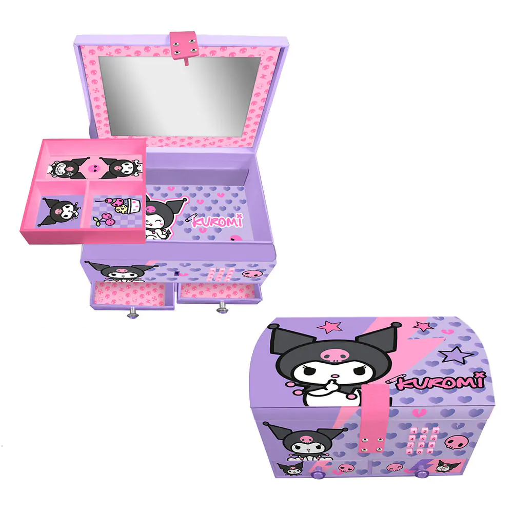 Hello Kitty Kuromi Secret sound jewellery box product photo