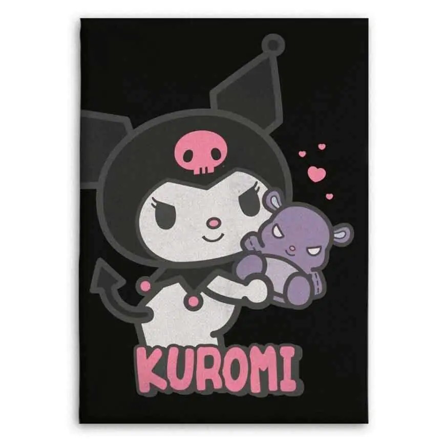 Hello Kitty Kuromi Flannel blanket 110x150cm product photo
