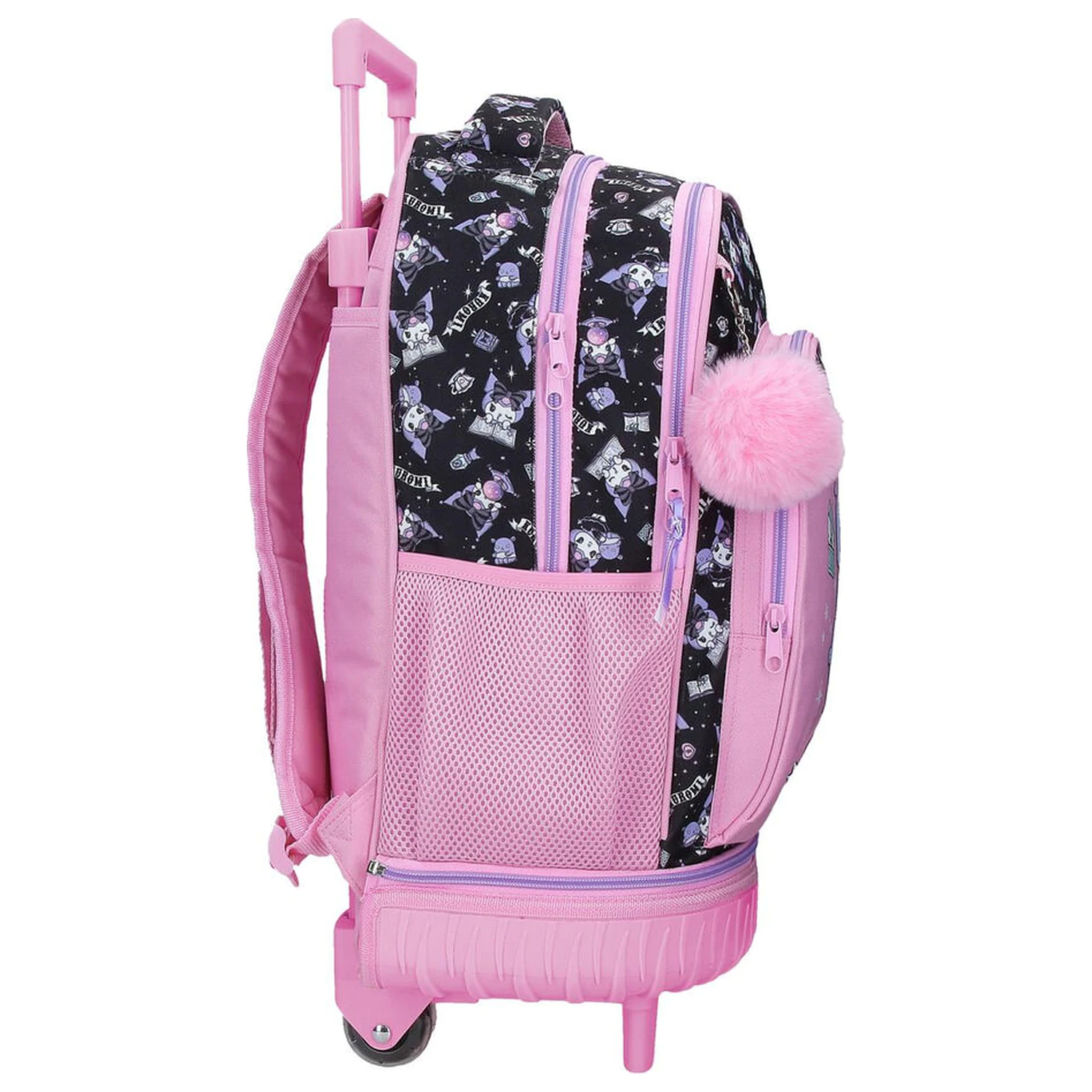 Hello Kitty Kuromi Fortune Telling extraible compact trolley 43cm product photo