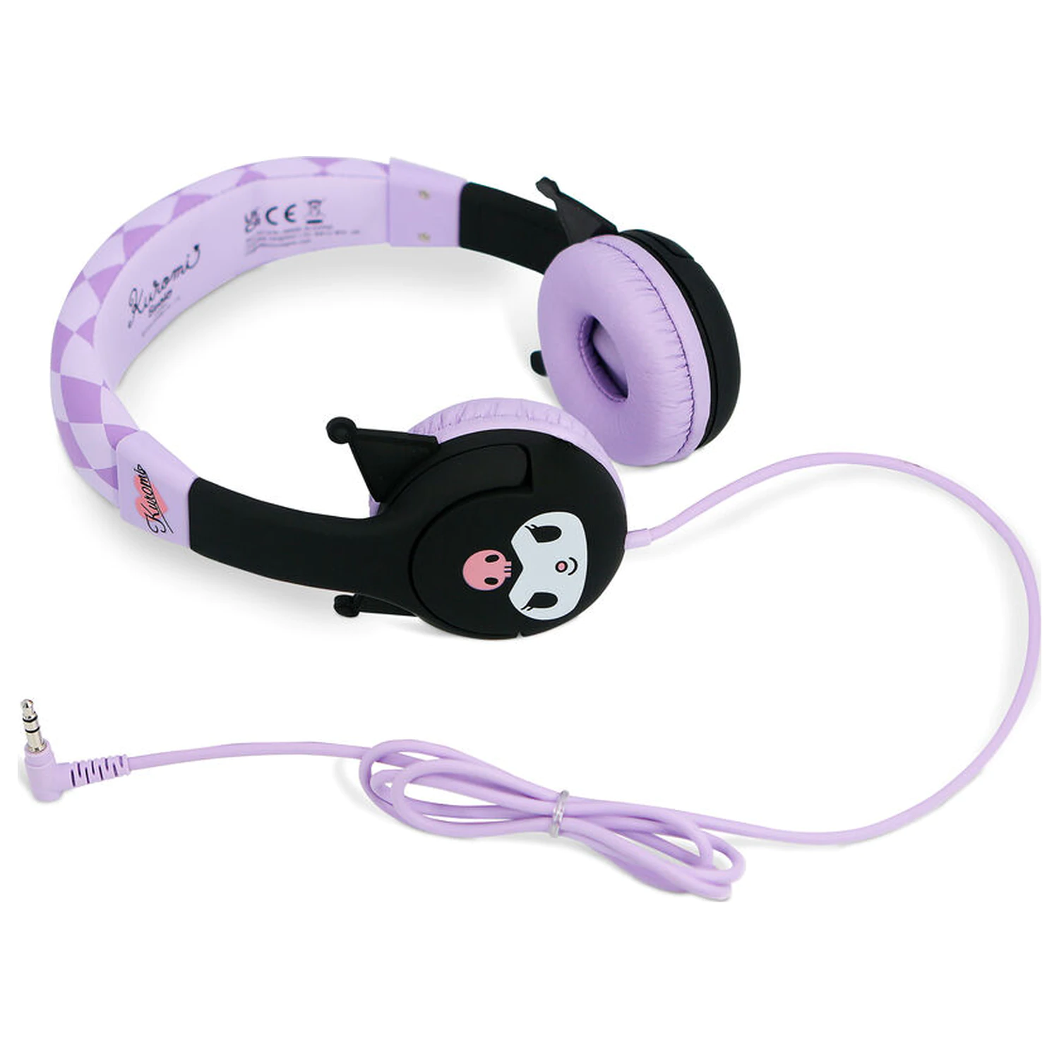 Hello Kitty Kuromi kids headphones product photo