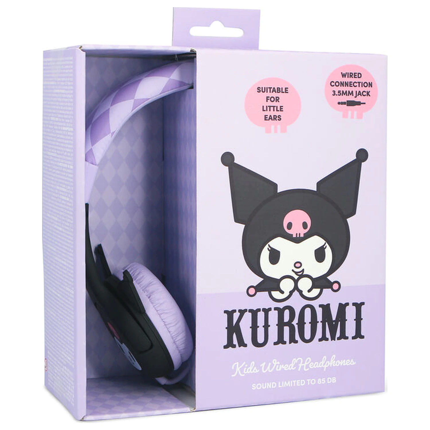 Hello Kitty Kuromi kids headphones product photo