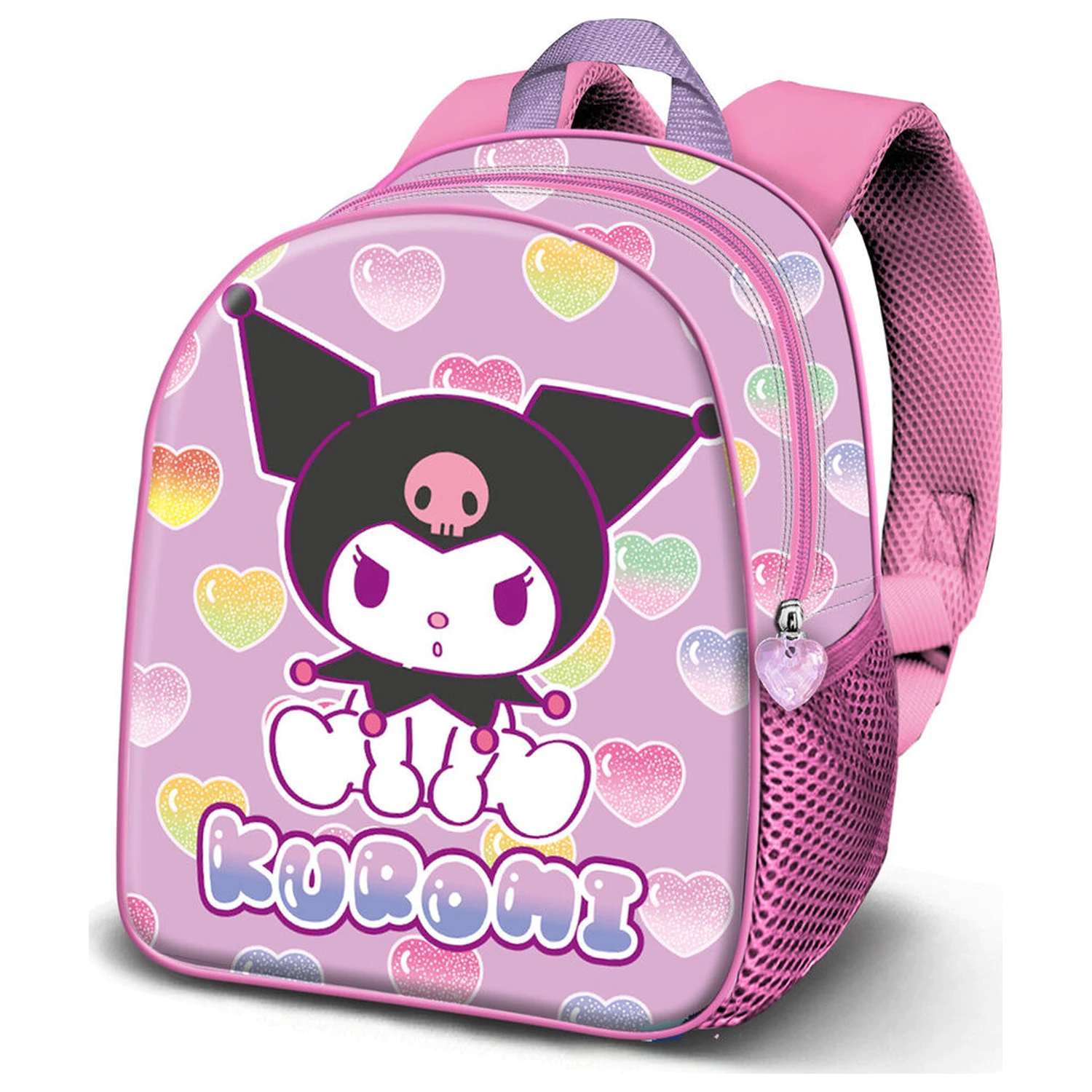 Hello Kitty Kuromi Hearts 3D backpack 31cm product photo