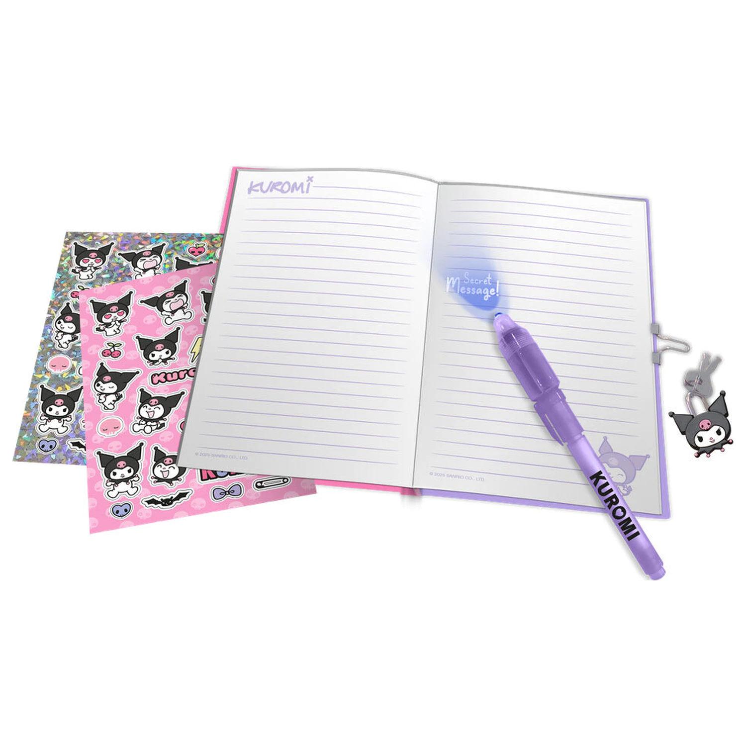 Hello Kitty Kuromi Diary + magic pen product photo
