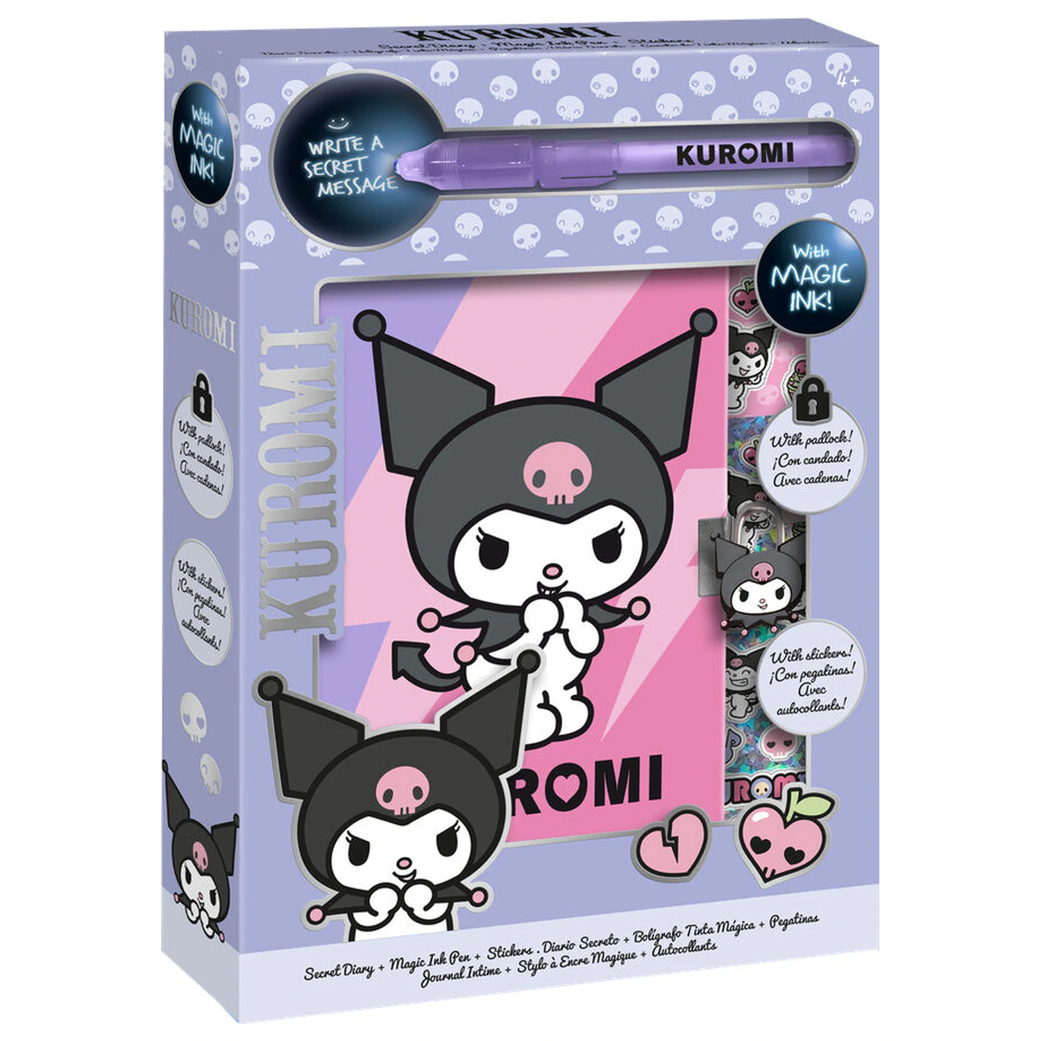 Hello Kitty Kuromi Diary + magic pen product photo
