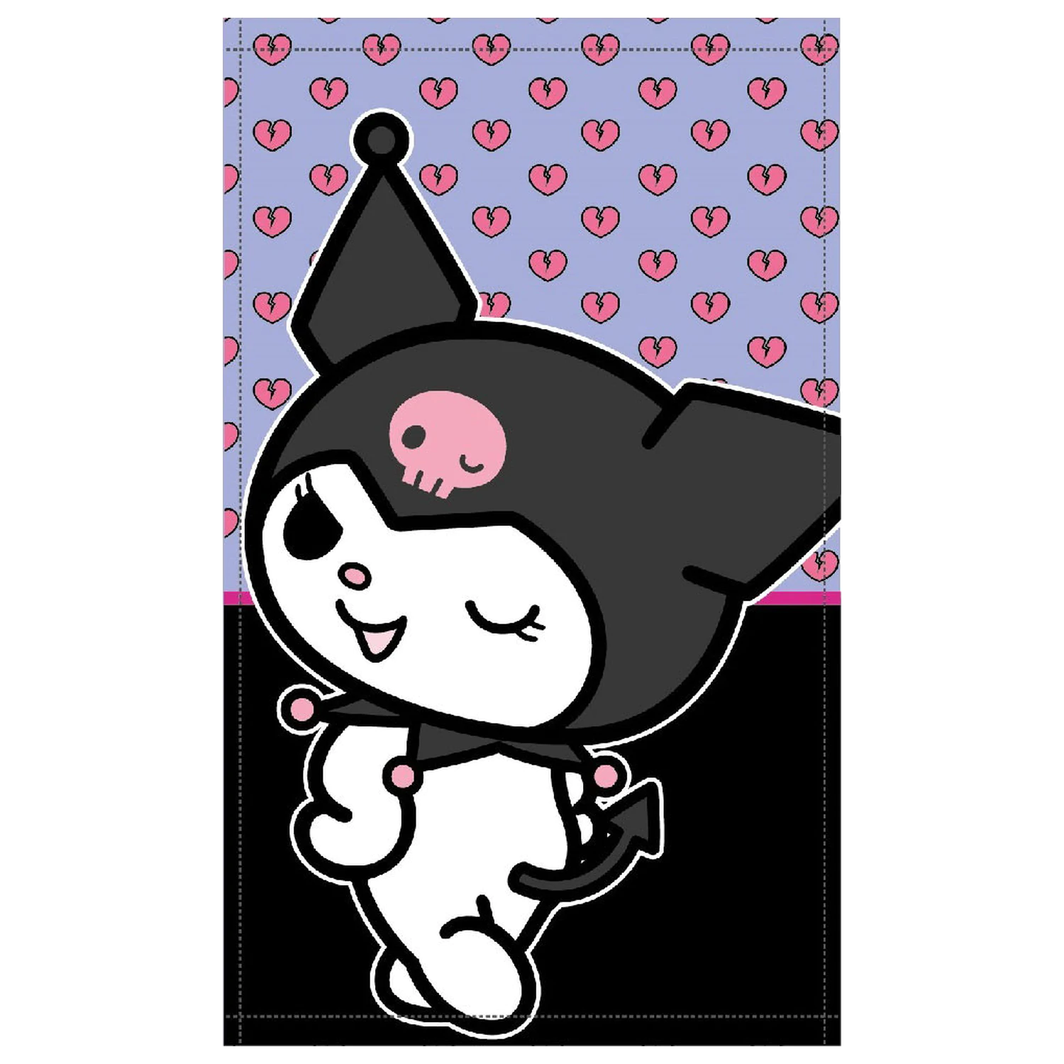 Hello Kitty Kuromi Hand Towel, Face Towel, Towel 30x50cm product photo