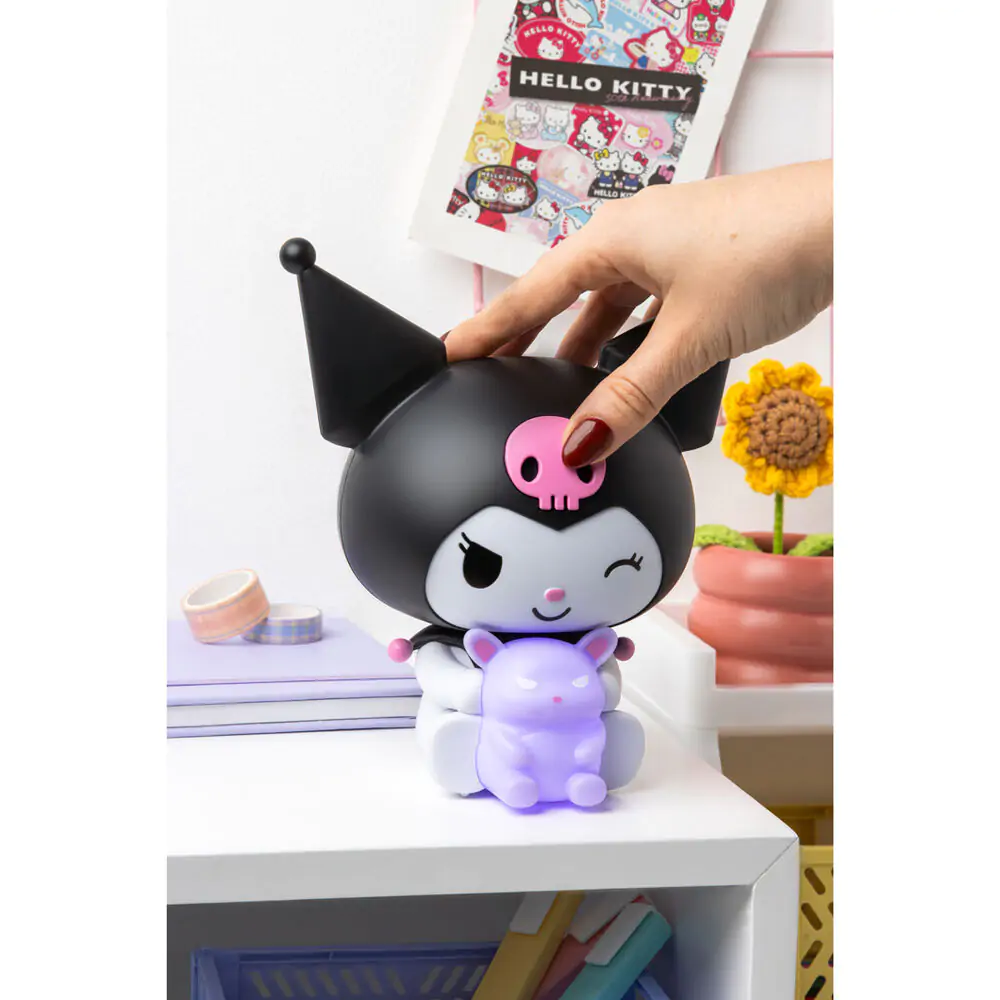 Hello Kitty Kuromi lamp 16cm termékfotó