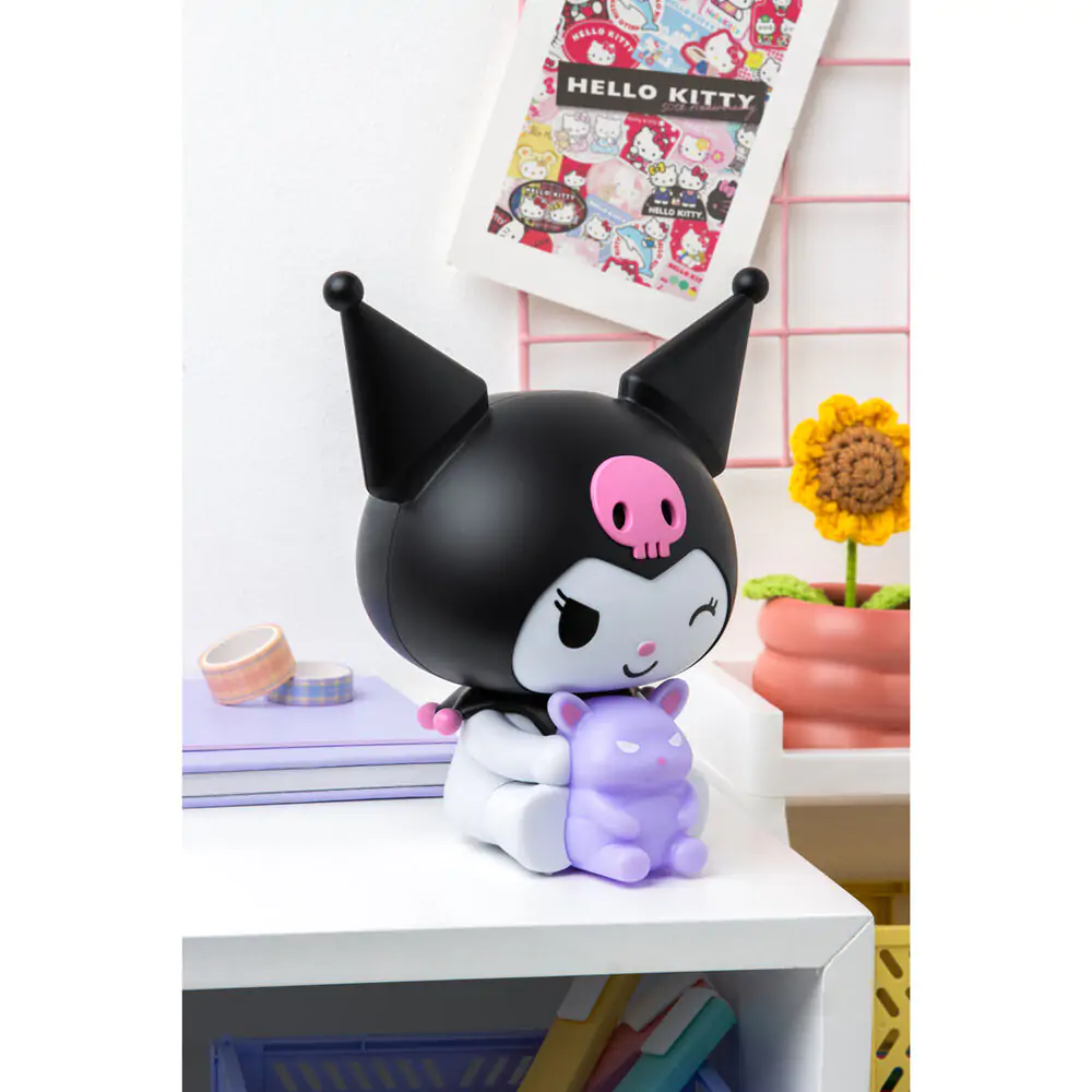 Hello Kitty Kuromi lamp 16cm product photo