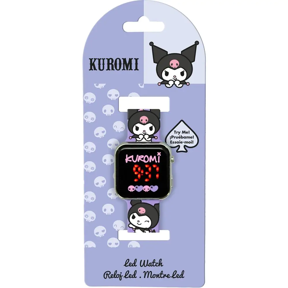 Hello Kitty Kuromi led watch termékfotó