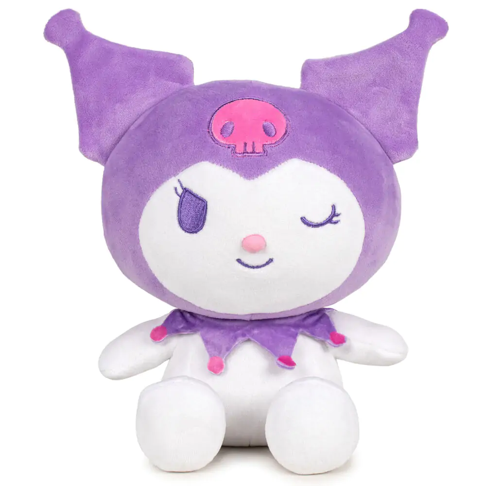 Hello Kitty Kuromi Lilac plush toy 16cm product photo