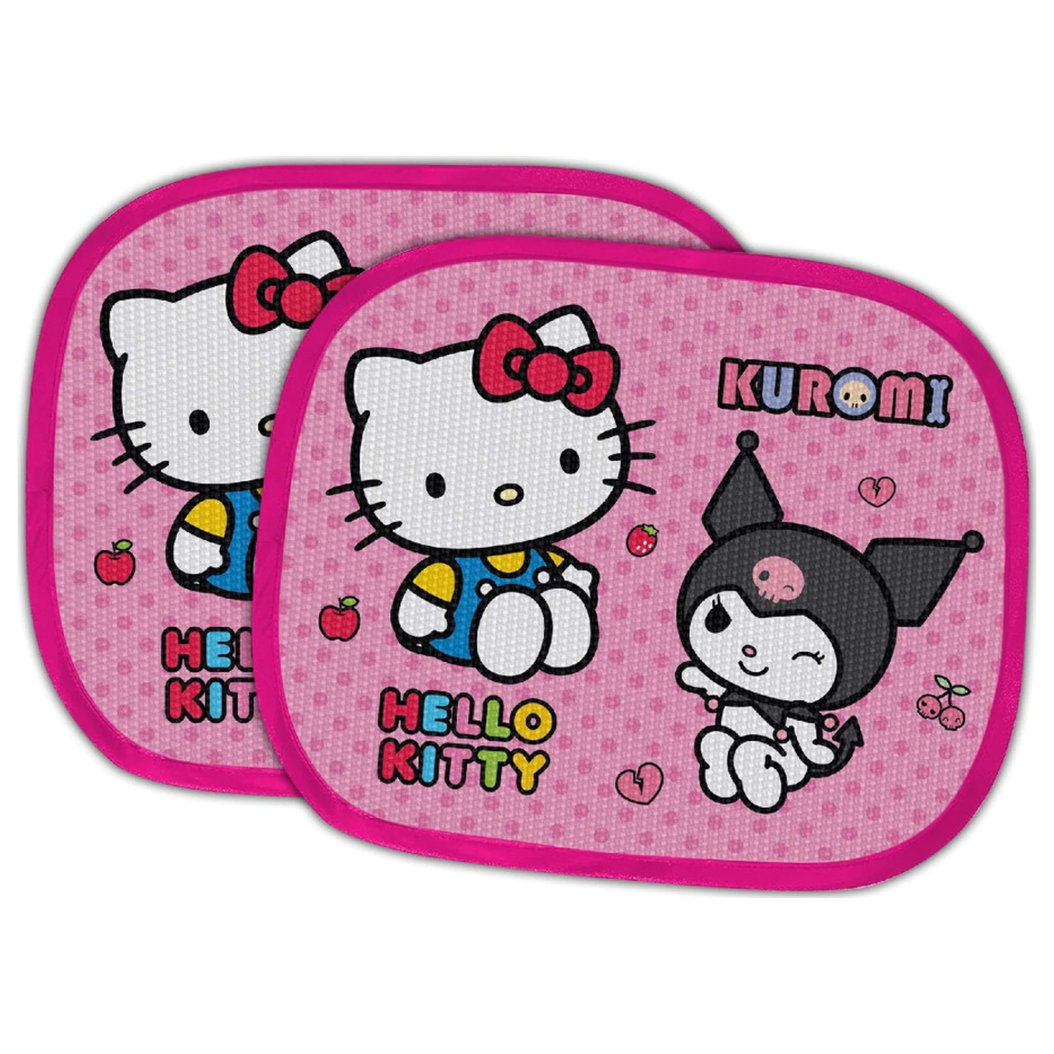 Hello Kitty Kuromi Car Window Sun Shades 2-Pack product photo