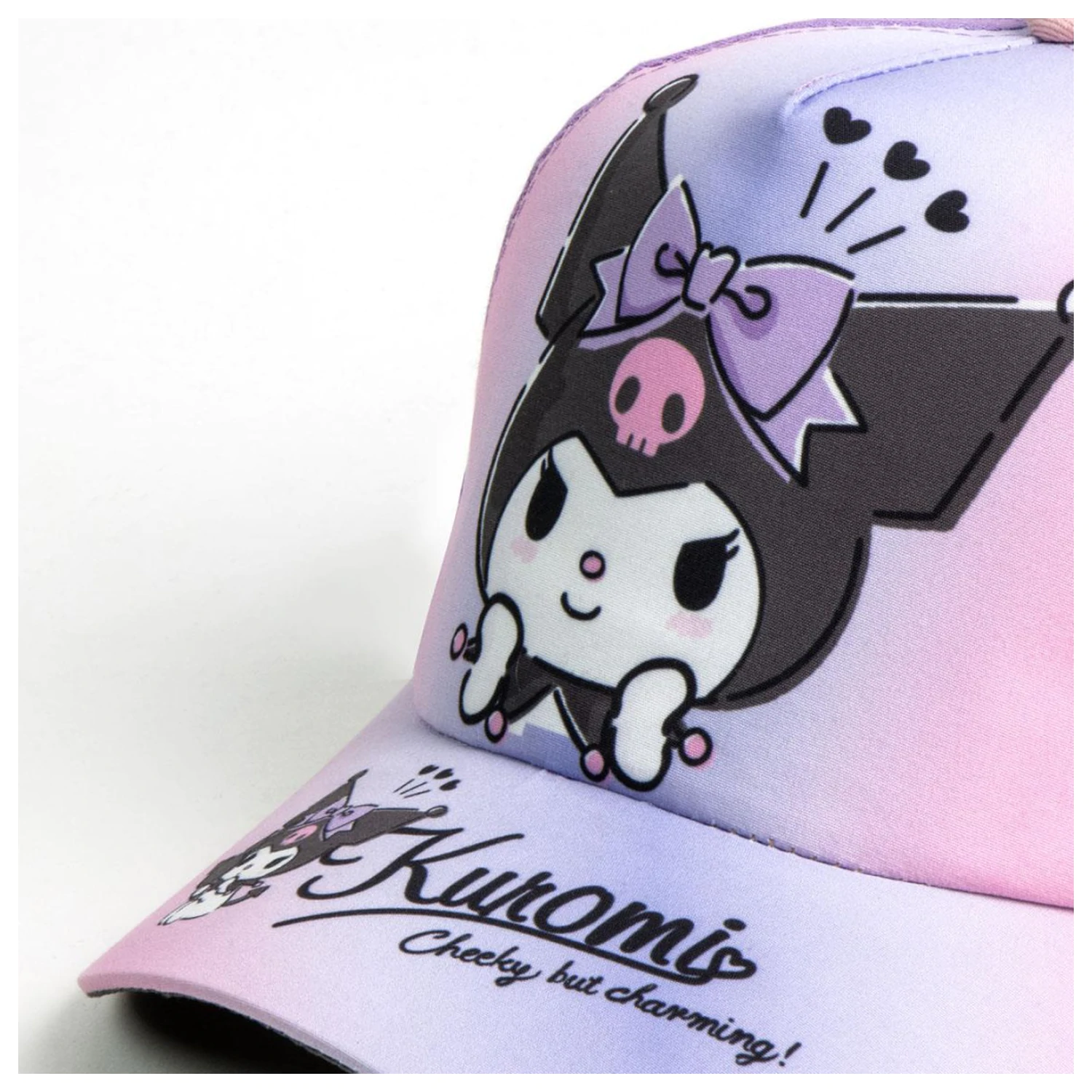 Hello Kitty and Kuromi Sunglasses and Baseball Cap Set product photo