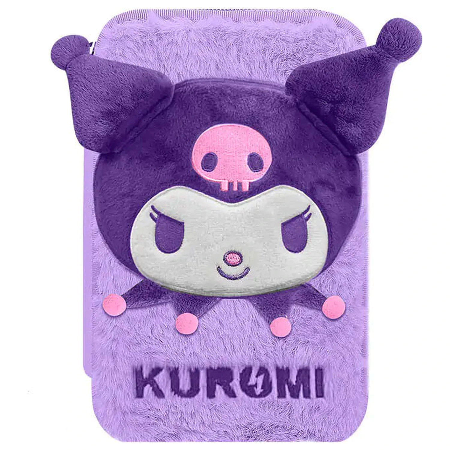 Hello Kitty and Kuromi Plush Two-Story Filled Pencil Case product photo