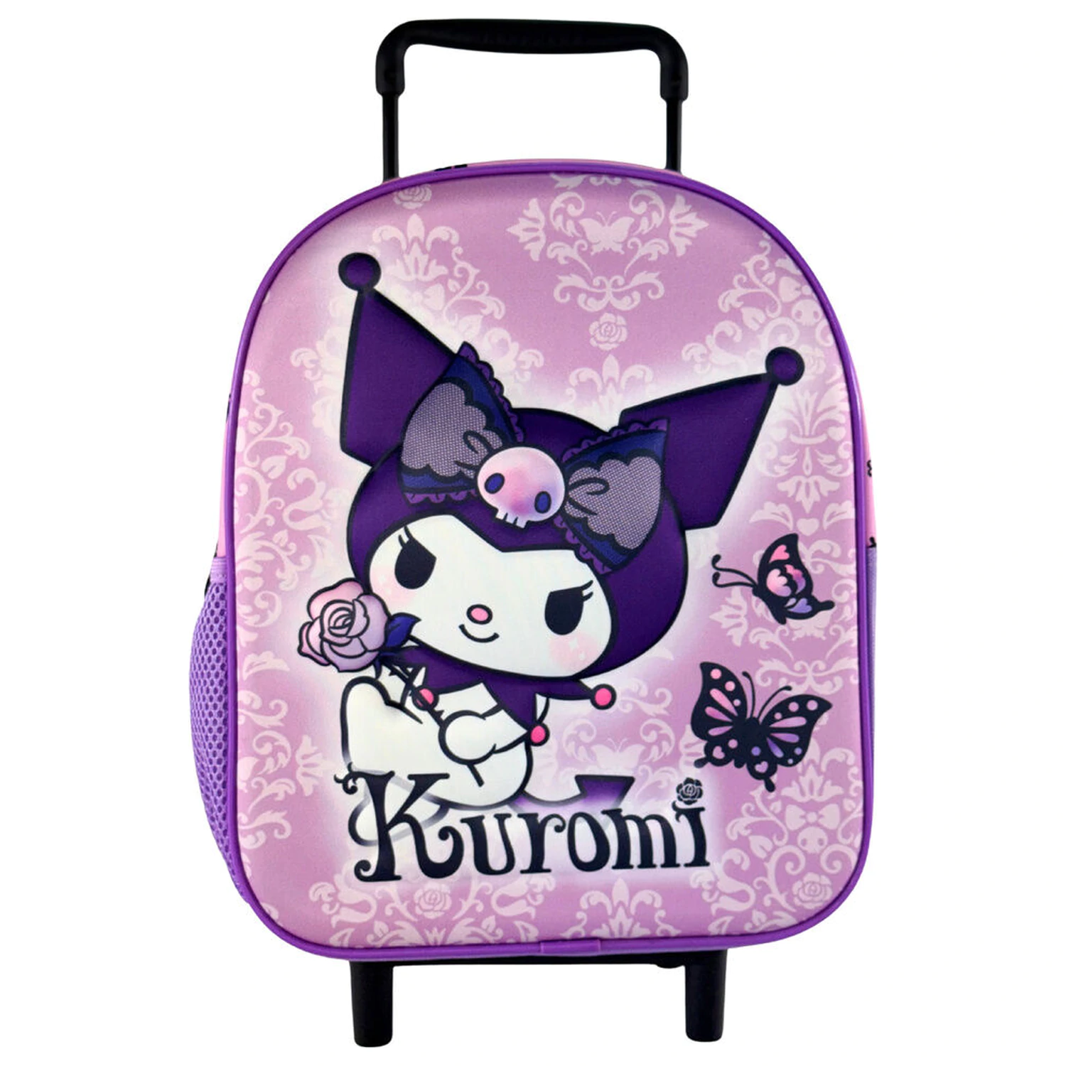 Hello Kitty Kuromi Purple 3D trolley 32cm product photo