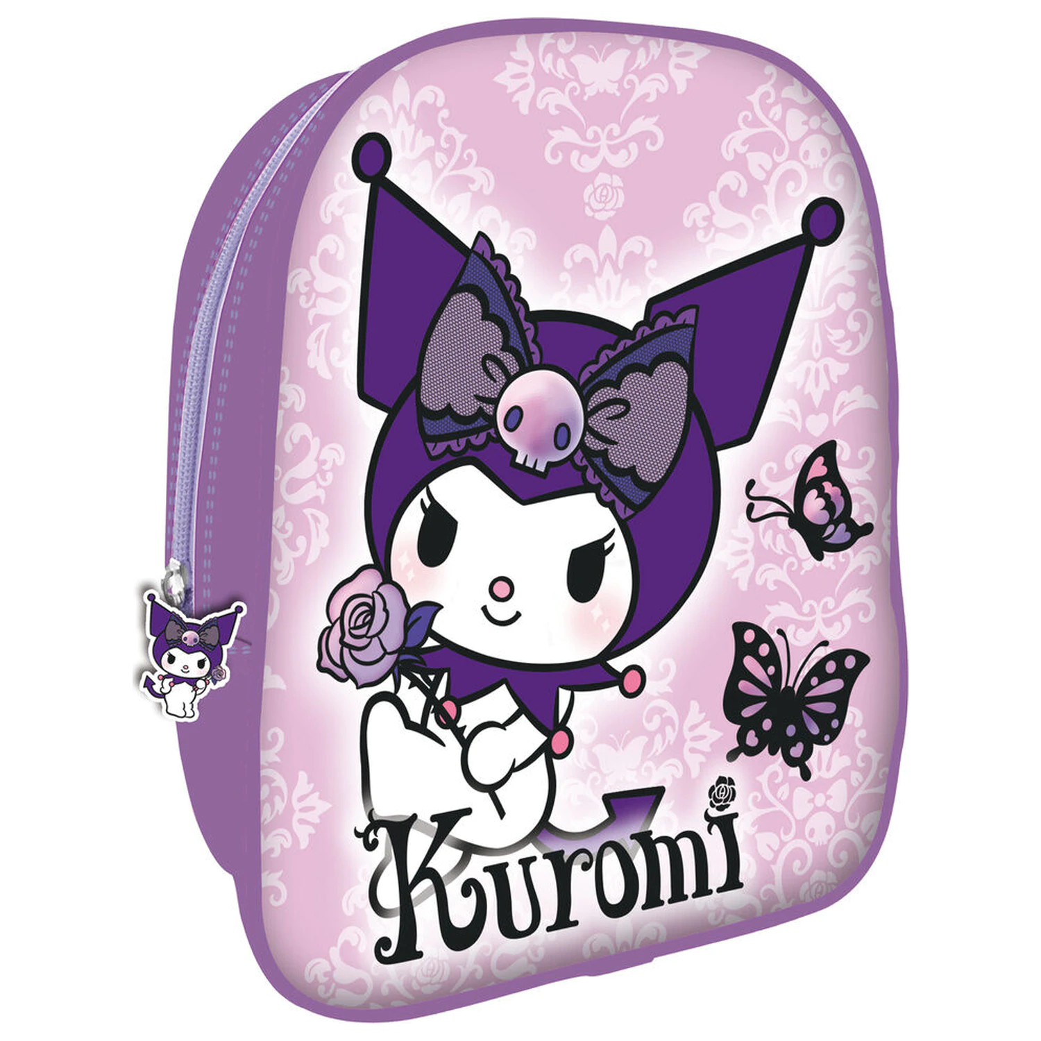Hello Kitty Kuromi Purple backpack 30cm product photo