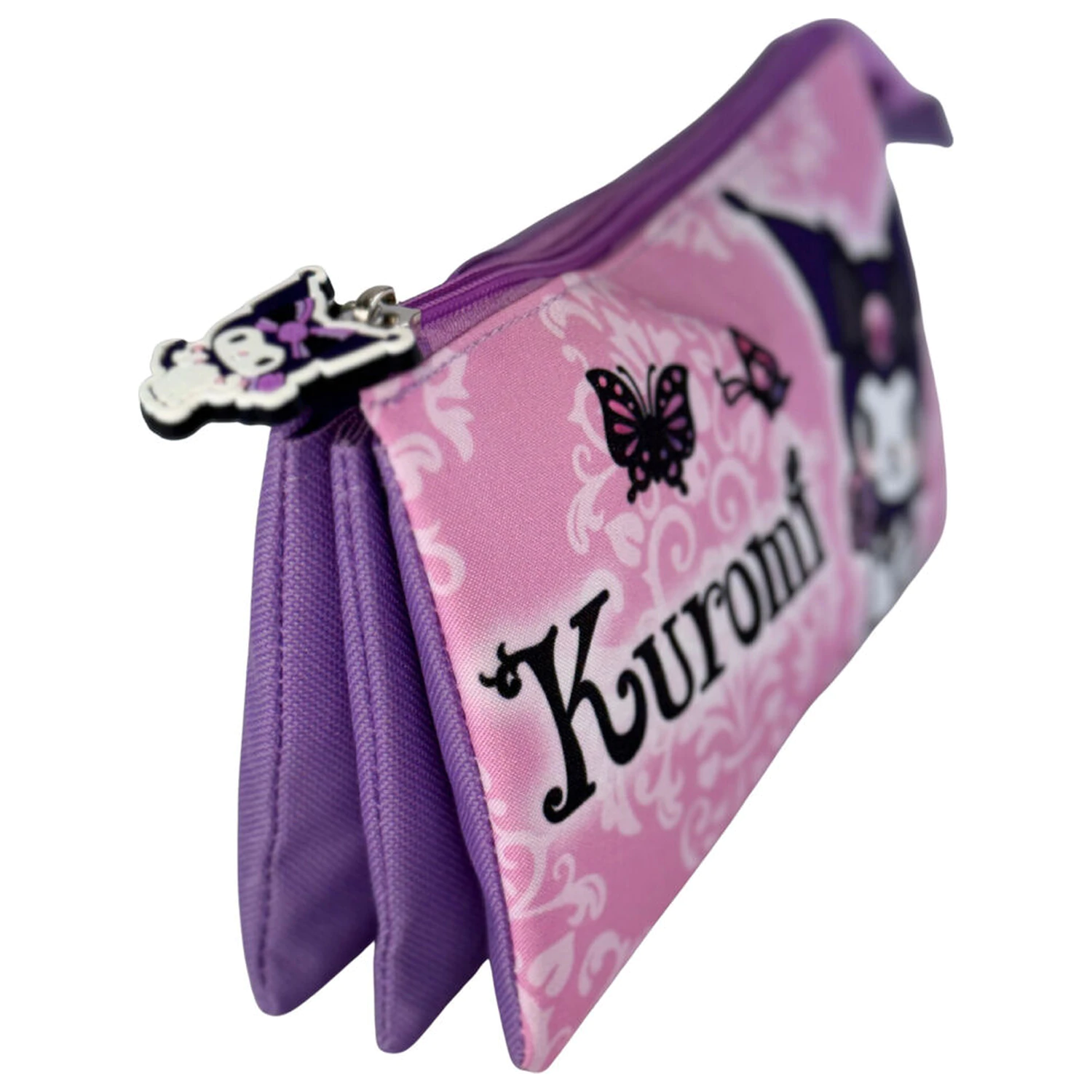 Hello Kitty Kuromi Purple triple pencil case product photo
