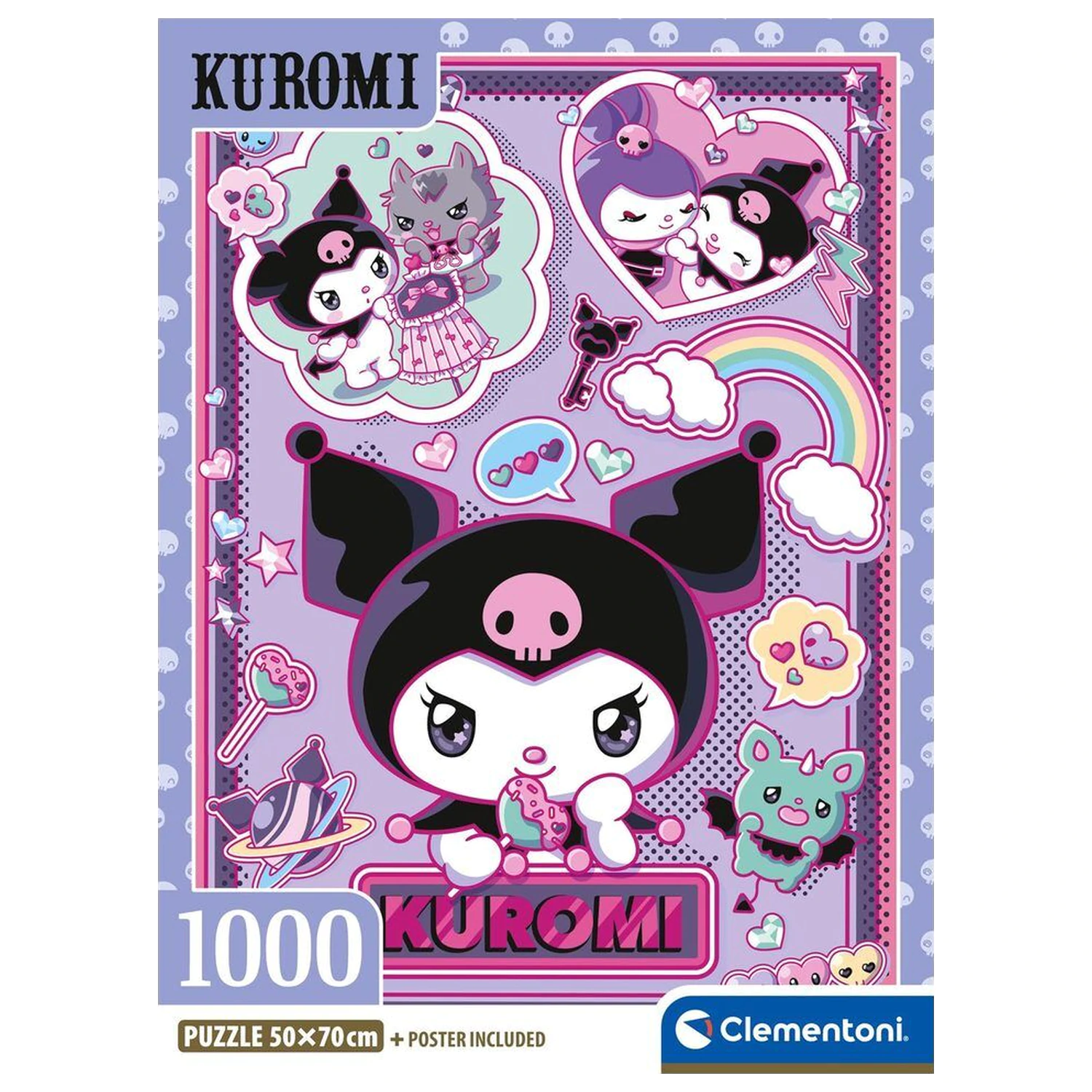 Hello Kitty Kuromi puzzle 1000pcs product photo
