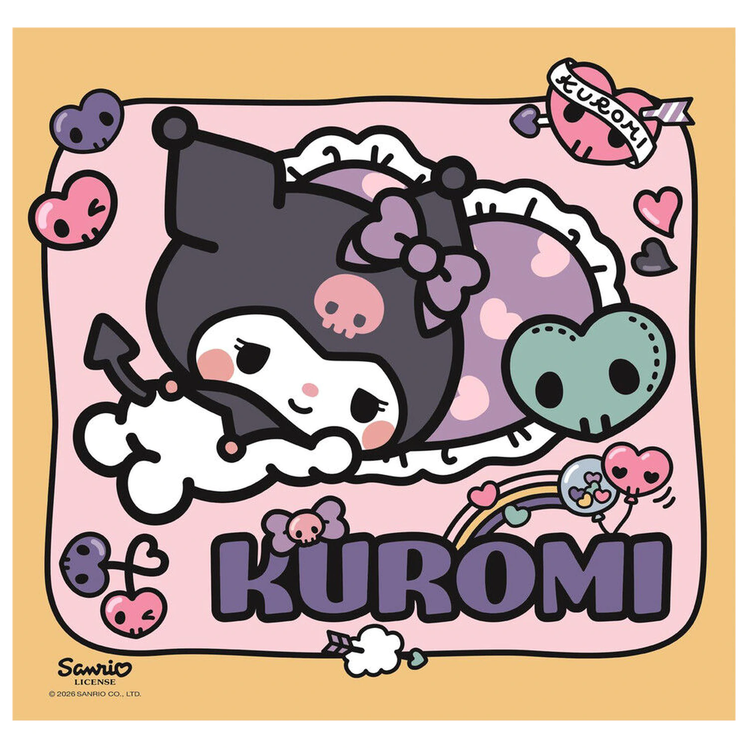 Hello Kitty Kuromi puzzle 3x48pcs product photo