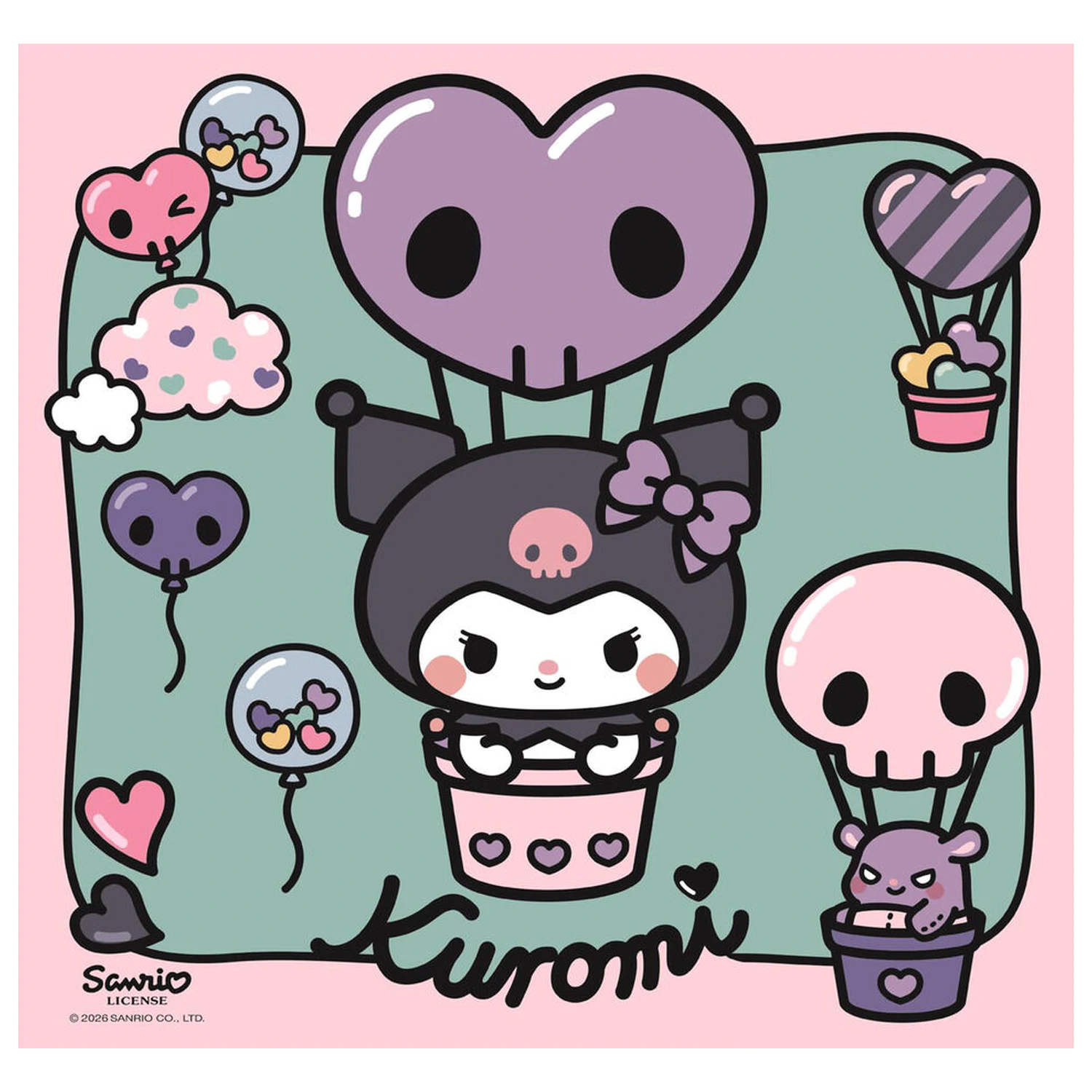 Hello Kitty Kuromi puzzle 3x48pcs product photo