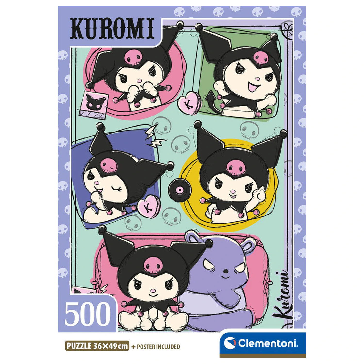 Hello Kitty Kuromi puzzle 500pcs product photo