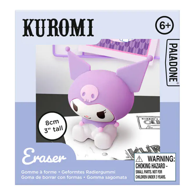 Hello Kitty Kuromi eraser product photo