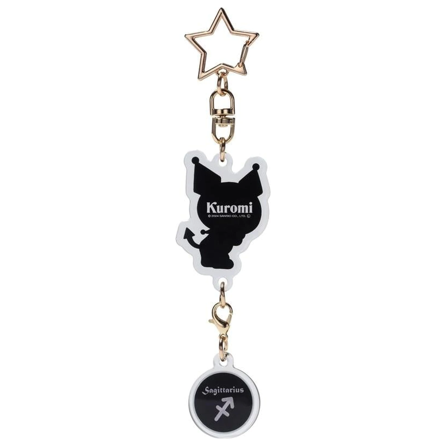 Hello Kitty Kuromi Sagittarius Astrological Symbol Keychain product photo