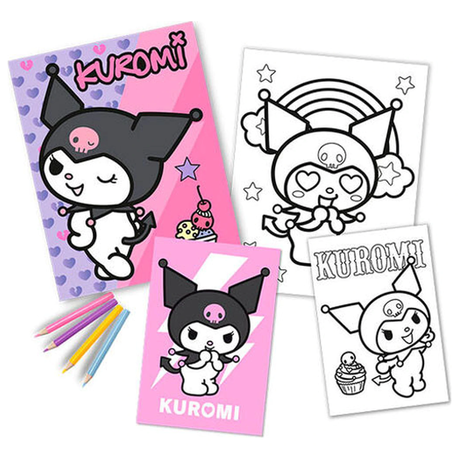 Hello Kitty Kuromi Coloring Set product photo